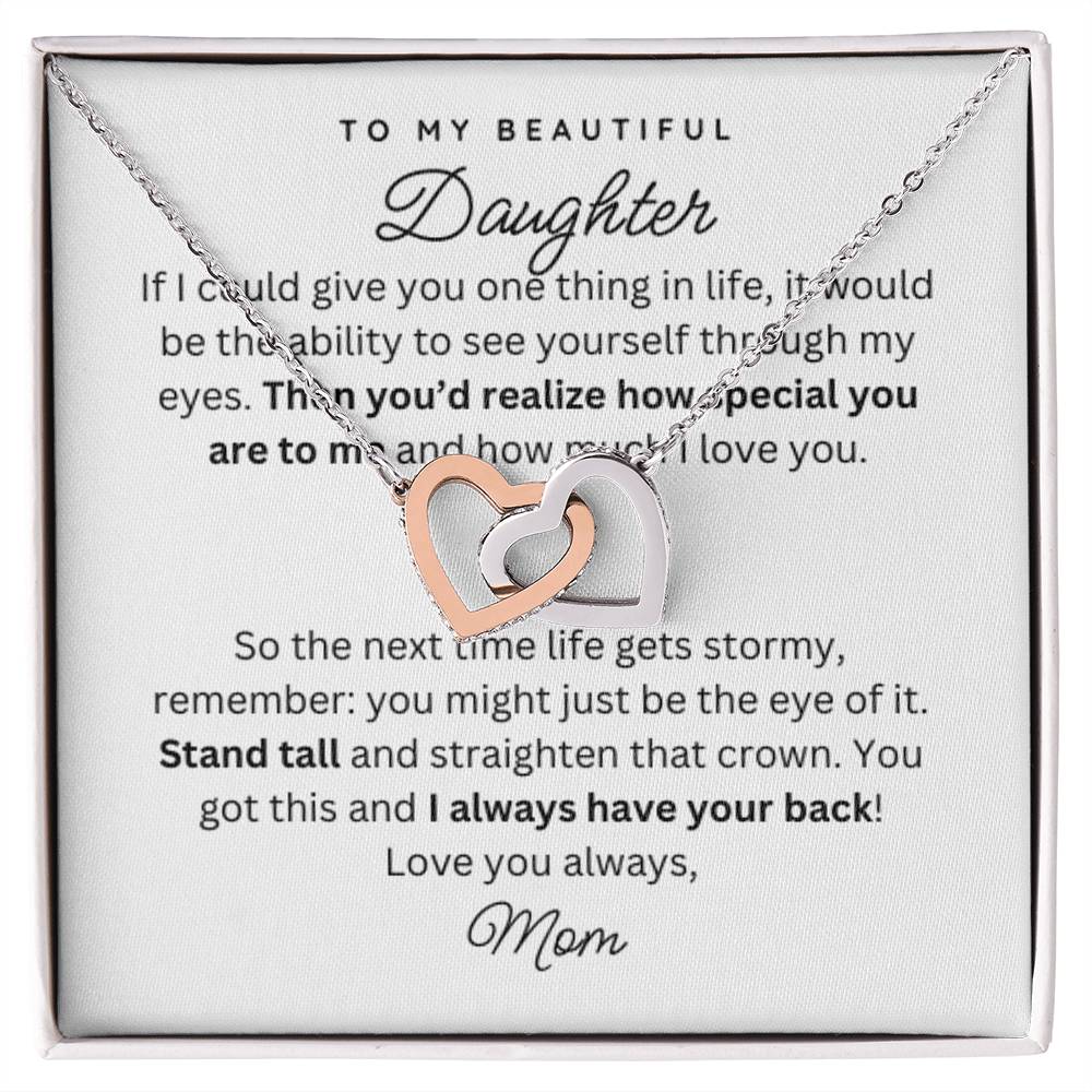 To My Daughter Gift Necklace from Mom - Special - W